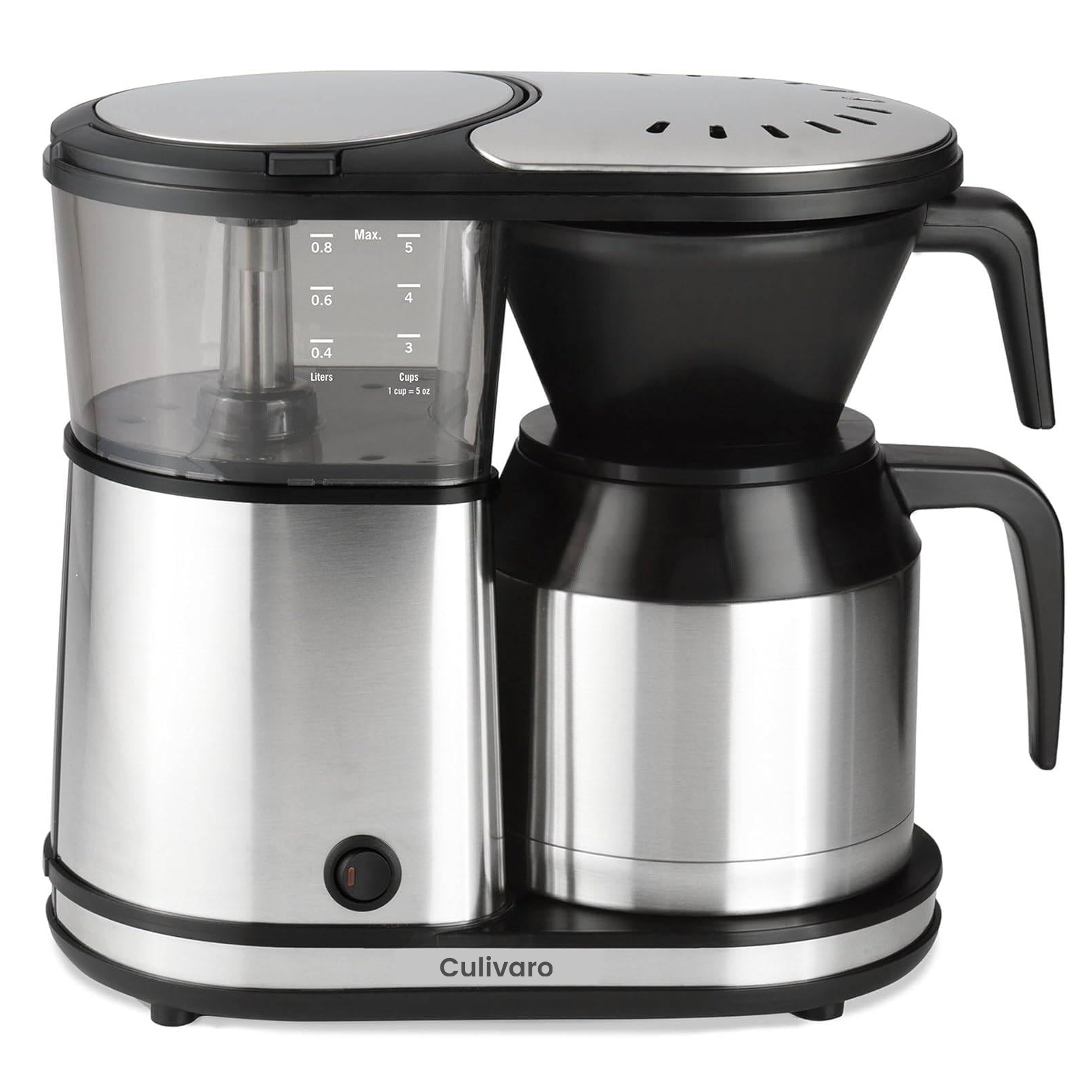 Culivaro Enthusiast 8 Cup Drip Coffee Brewer, Sca 
